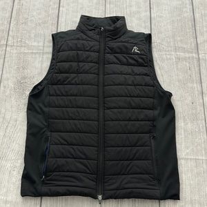 Rhoback Black Puffer Vest Men’s size XL